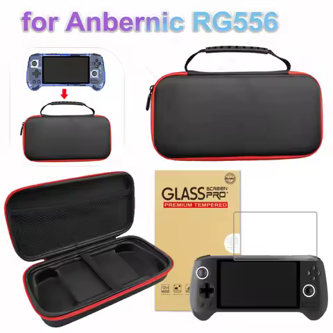 Portable Carrying Case with Mesh Pocket Anti-scratch Hard Shell Storage Bag Game Console Accessories