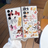 For Samsung S25 Ultra S24 S23 FE S22 S21 zoo Phone Case For Samsung A55 A56 A16 A17 A15 A14 A06 A07 