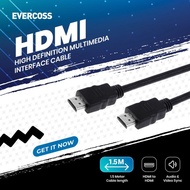 kabel HDMI Evercross perlengkapan set top box tv digital