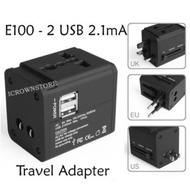 Travel Adapter Universal Worldwide for travelling overseas use