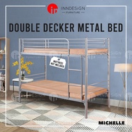 [LOCAL SELLER] MICHELLE DOUBLE DECKER BED FRAME (SINGLE/SUPER SINGLE AVAILABLE) (DELIVER WITHIN 3-5 WORKING DAYS)