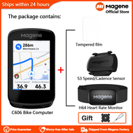 Magene C606 GPS thông minh máy tính Xe Đạp 2.8inch Màu màn hình cảm ứng Wifi/Bluetooth truyền dữ liệ