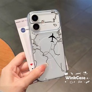 For OPPO A3X A38 A18 A17 A16 A15 A54 A57 A77 A5 A9 2020 A6 Pro Reno 14F15F Flying Plane Phone Case