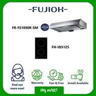 FH-ID5125 &amp; FR-FS1890R-SM FUJIOH INDUCTION HOB WITH SLIM HOOD