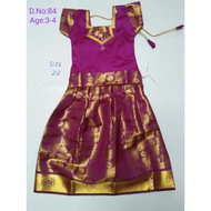 pattu pavadai kids traditional  attire kids wear Indian  tradition wear indian cloths  kids babies