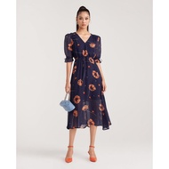 GIGI - Feminine V-neck floral midi dress G2102D221122-28