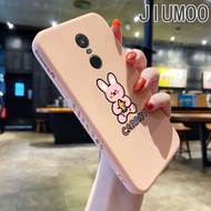 JIUMOO เคสสำหรับ Xiaomi MI Redmi Note 4 Redmi Note 4Xเคสโทรศัพท์ออกแบบใหม่ลายการ์ตูนไดโนเสาร์กระต่ายขอบสี่เหลี่ยมเคสซิลิโคนกันกระแทกคลุมทั้งหมดเคสนิ่มสำหรับเด็กผู้ชายเด็กผู้หญิง