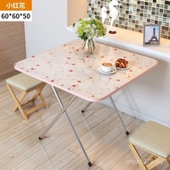 Foldable Table Square Table Eating Household Dining Table Table Eating Outdoor Portable Small Apartm