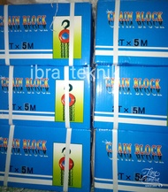 Chain Block | Chain Block Katrol Takel Kerekan 1 Ton 5 Meter Tbk