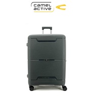 camel active Men/Women Cabin Luggage 28 inch TSA Expandable Polypropene [Blue/Grey/Black] (51360928)