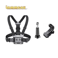 Lammcou Adjustable Harness Chest Strap Head Strap Belt Compatible with GoPro Hero 9 8 7 5 Black Osmo Yi Go Pro Action Camera Accessory