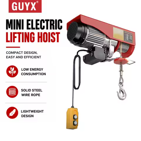Mini Vehicle Electric Hoist Household Small Lifting Crane Lifting Crane Transport Winch Hoisting Cra
