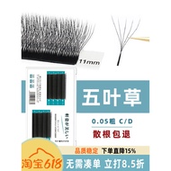 Five-Leaf Clover Eyelash Grafting yy Clover Mixed Thick Y-Shaped 5D Four-Leaf Clover Super Soft Hair