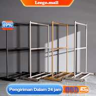 LG Rak Baju Gantung Berdiri 2 Susun Rak Gantungan Baju Besi Rak Baju Gawang Estetik Stand Hanger 200