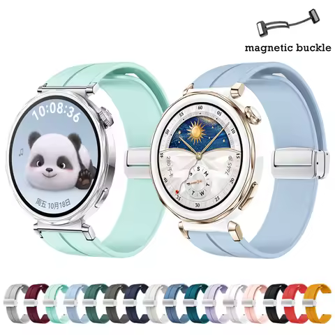 Watch Straps for Huawei Smartwatch GT5 GT5 Pro 41mm 42mm Silicone Accessories for Huawei GT5/GT5 Pro