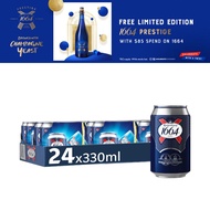 Kronenbourg 1664 Lager Beer 330ml Can [Bundle of 24]