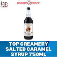 Top Creamery Salted Caramel Syrup 750ml Top Creamery Syrup Coffee Drink Mix Syrup For Coffee Baking 