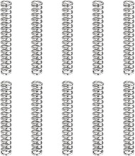 uxcell 10Pcs Compression Springs, 1mm Wire Diameter x 6mm OD x 40mm Length 304 Stainless Steel Exten