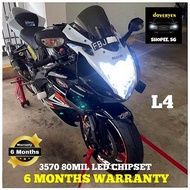 Suzuki GSXR L4 / Suzuki Gsxr 600 L3 - 6500k White LED Headlight Bulb 9005 9006 H1 H7 H8 H9 H11 P15D 