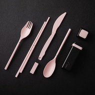 S+｜S+Cutlery 五合一玻璃纖維歐應環保餐具 櫻粉