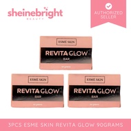 3PCS ESME Skin 90Grams Revita Glow Bar Soap Face Body Skin Lightening and Brightening Soap