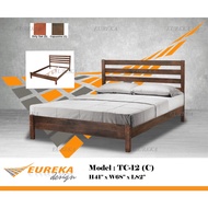 EUREKA 12 Queen Bed Solidwood / Katil Kayu Solid Wood (Delivery &amp; Installation Klang Valley)