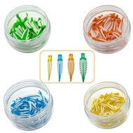 40pcs/box Dental Wedge Autoclavable Dental Composite Wedges Interdental Adaptive Wedge Dental Matrix