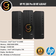 HP PC 280 Pro G9 MT AJ8J4AT i5-12400 8GB/16GB 512GB SSD WIN11PRO 1YR