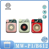 MUZEN MW-P1/B612 Mini Vintage Bluetooth Speaker Atomic Gramophone/cd Player