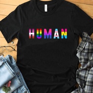 Hot sales New Human LGBT Flag Birthday LGBTQ Gift Ideas 2023 Pride Proud LGBT Shirt Men 657444