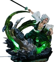 Sanemi Figure, Bright Fighting Shinazugawa Sanemi Anime Figures 30cm/11.8inch PVC Characters Collect