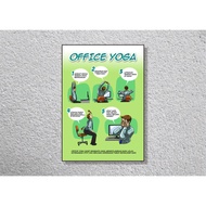 SP270 Poster K3 Safety A2 Picture Frame - Office Yoga