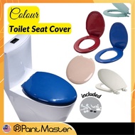 Toilet Bowl Colour Seat and Cover with Screws Toilet Seat Plastik Jamban Duduk Tandas Penutup Tandas Duduk 马桶盖