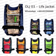 OPASS Life jacket OLJ-03 OLJ-05 LIFE JACKET FREE SIZE LIFEJACKET OLJ03 OLJ05 OLJ Life Jacket Baju te