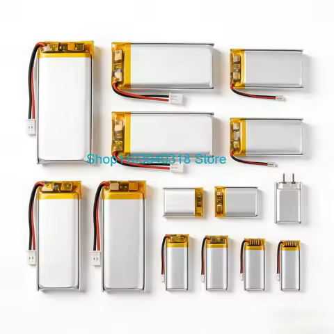 Batteries 3.7V 7.4V 3.8V 3.85V Power Bank, Car DVRs, Polymer Lithium Battery