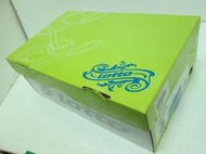 {D1415} Lotto樂得螢光綠長方型鞋盒#250 /包裝盒/球鞋紙盒(只有盒子，沒有物品)