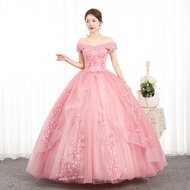 EAGLELY Formal Pink Long Evening Dress For Women Dinner Party 2024 Elegant Classy Gown For Debut 18 