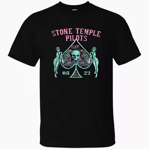 Stone Temple Pilots Men's Black TShirt All Size S M L XL 2XL 3XL 4XL