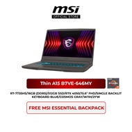 MSI Thin A15 B7VE-646MY/Thin A15 B7UC-647MY Gaming Laptop (R7-7735HS/16GB DDR5/512G SSD/RTX4050/15.6