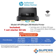 HP OfficeJet 200 Mobile Printer [ E-Wallet T&G/Grab Rm80 ]