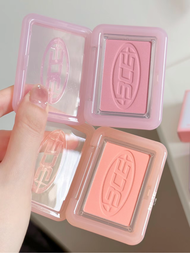 South Korea 3CE Monochrome Blush New Arrival Small Square Rose Apricot Nude Mono Citymauve Gray-Pink