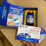 Viên uống Đông trùng hạ thảo Sụn cá mập Canxi nano MK7 - Hộp 60 viên