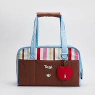Tagi. Daily Stripe Pet Car Travel Bag กระเป๋าพกสัตว์ กระเป๋าถือ ถุงกระสอบ มีซิป