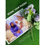 Custom Puzzle Jigsaw Photo Text Logo Frame