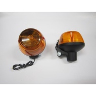 4Motorcycle 2x Rear Turn Signal 80 Honda CM400A CM400E CM400T Black Seat