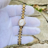 Đồng hồ nữ Seiko Nhật Bản size 18mm dây khoá thép không rỉ độ mới 95% cam kết hành chính hãng seiko