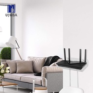 UJ.Z WiFi Router Bracket Multifunctional Clear Acrylic Wireless Router Wall Hanging Storage Shelf for Living Room
