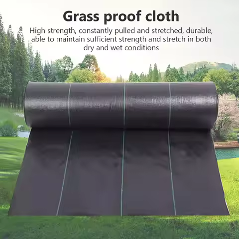 Garden Landscape Fabric Weed Membrane Agricultural Anti Grass Cloth Farm Weed Barrier Mat Plastic PE
