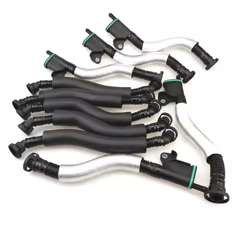 10Pcs PCV Oil Water Separator Vent Hose Combination for Q5 A3 A4 VW Passat Golf Seat Leon Toledo 06J
