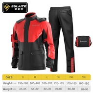 SULAITE Motorcycle Raincoat Heavy Rain Riding Suit Mens Rain Pants One-piece Rainproof Motorcycle Ri